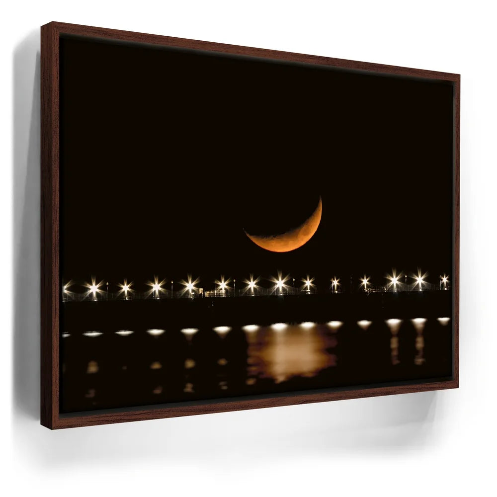 Featured image 10 for Crescent Moon Over Pier