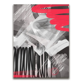 Crimson Noir - Abstract Graffiti