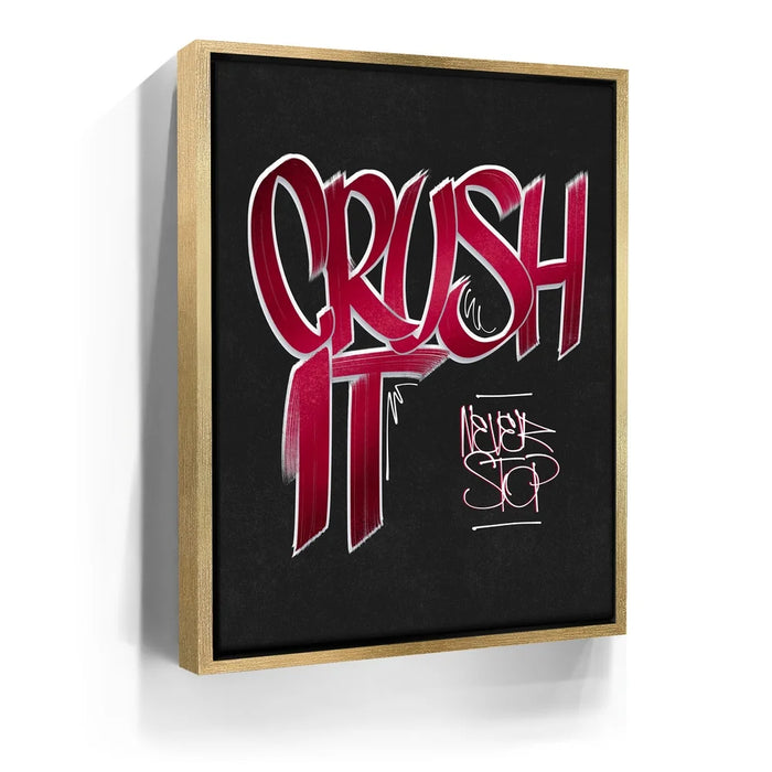 Featured image 8 for Crush It - Red - Calligraphy