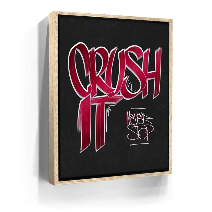 Featured image 10 for Crush It - Red - Calligraphy