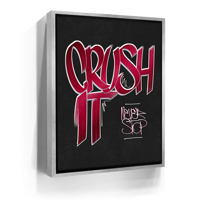 Featured image 9 for Crush It - Red - Calligraphy