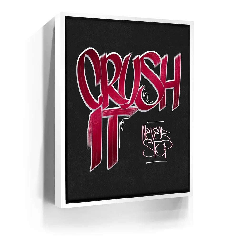 Featured image 7 for Crush It - Red - Calligraphy