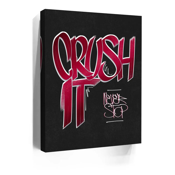 Featured image 5 for Crush It - Red - Calligraphy