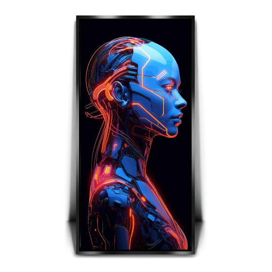 Cyber Empress Posters, Prints, & Visual Artwork TheGoatWallArt PORTRAIT - TALL 15x30 1.70" BLACK FRAME