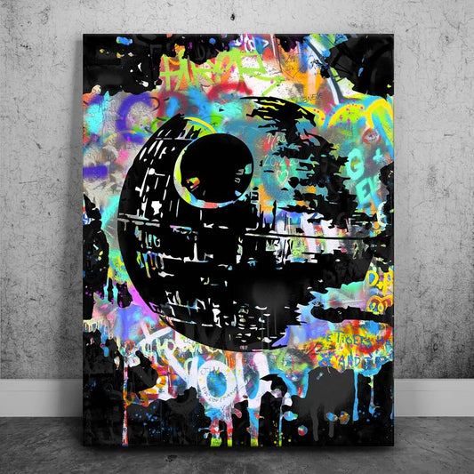 DS-2 - Drip Graffiti Posters, Prints, & Visual Artwork TheGoatWallArt PORTRAIT 18x24 0.75" STANDARD