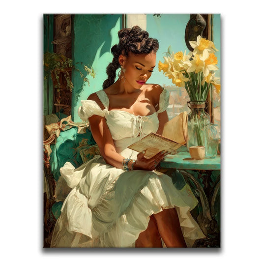 Daffodil Daydream Posters, Prints, & Visual Artwork TheGoatWallArt PORTRAIT 18x24 0.75" STANDARD
