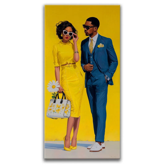 Daisy Lane Darlings Posters, Prints, & Visual Artwork TheGoatWallArt PORTRAIT - TALL 15x30 0.75" STANDARD