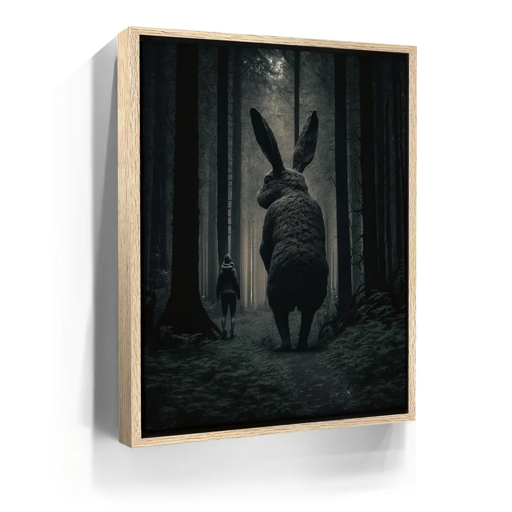 Dark Forest Bunny III – TheGOATWallArt