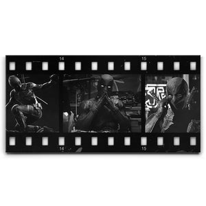 Deadpool Filmstrip - Black & White