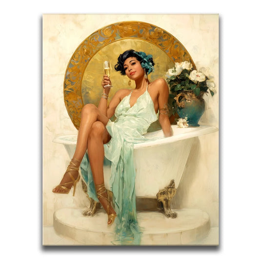 Deco & Decadence Posters, Prints, & Visual Artwork TheGoatWallArt PORTRAIT 18x24 0.75" STANDARD