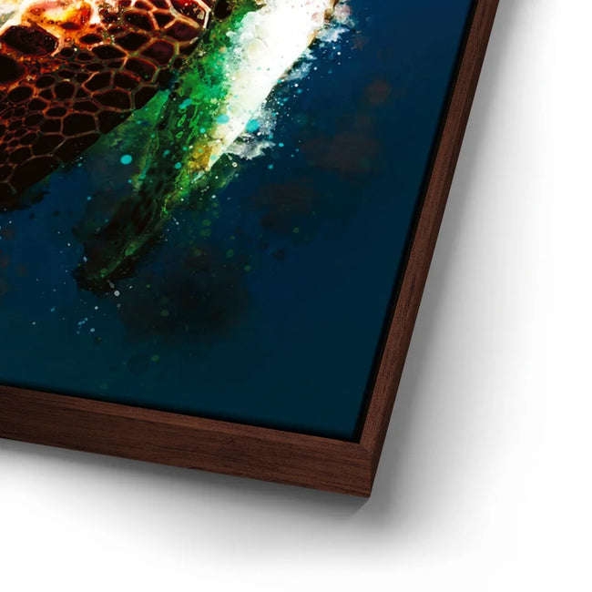 Featured image 14 for Deep Blue Sea Turtle - Watercolor