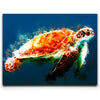 Featured image 1 for Deep Blue Sea Turtle - Watercolor