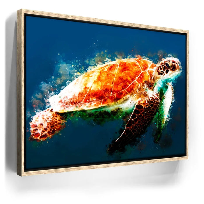 Featured image 10 for Deep Blue Sea Turtle - Watercolor