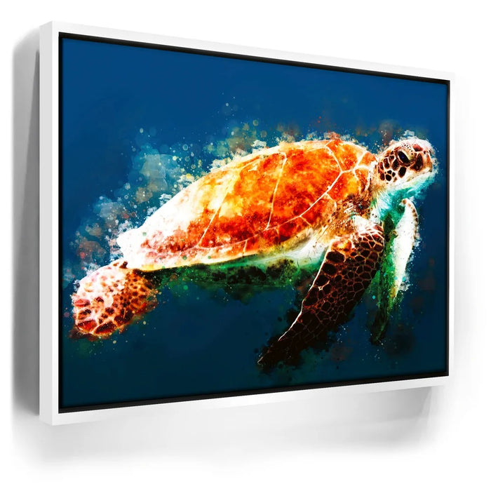 Featured image 6 for Deep Blue Sea Turtle - Watercolor