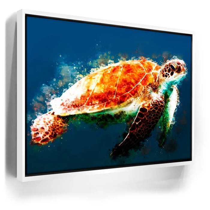 Featured image 7 for Deep Blue Sea Turtle - Watercolor