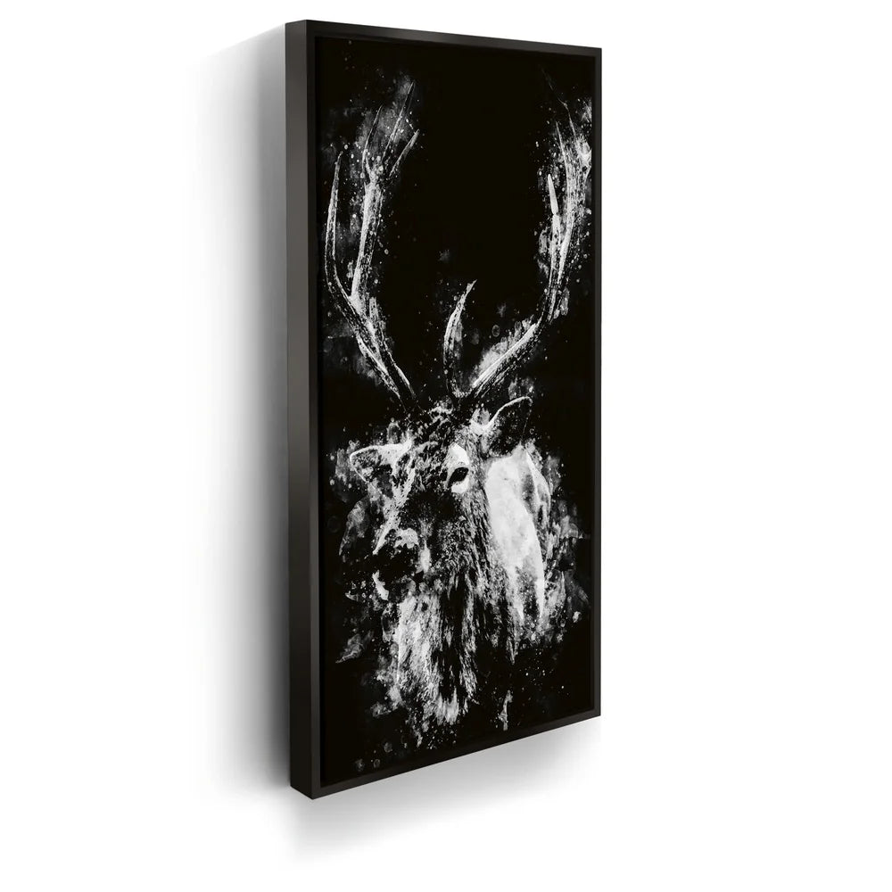 Featured image 5 for Deer - Watercolor - Black and White