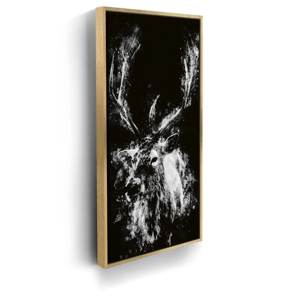 Featured image 7 for Deer - Watercolor - Black and White