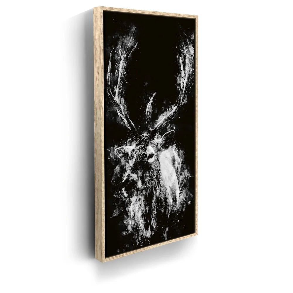 Featured image 9 for Deer - Watercolor - Black and White