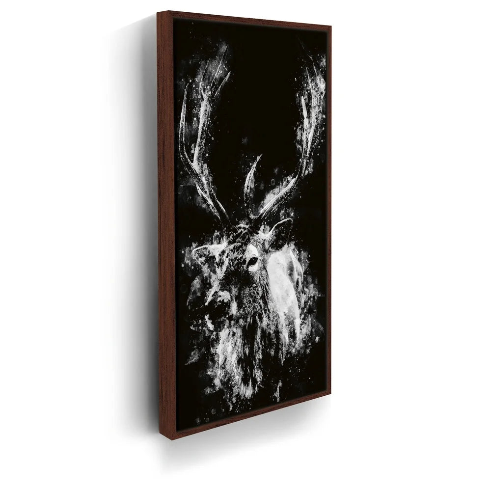 Featured image 10 for Deer - Watercolor - Black and White