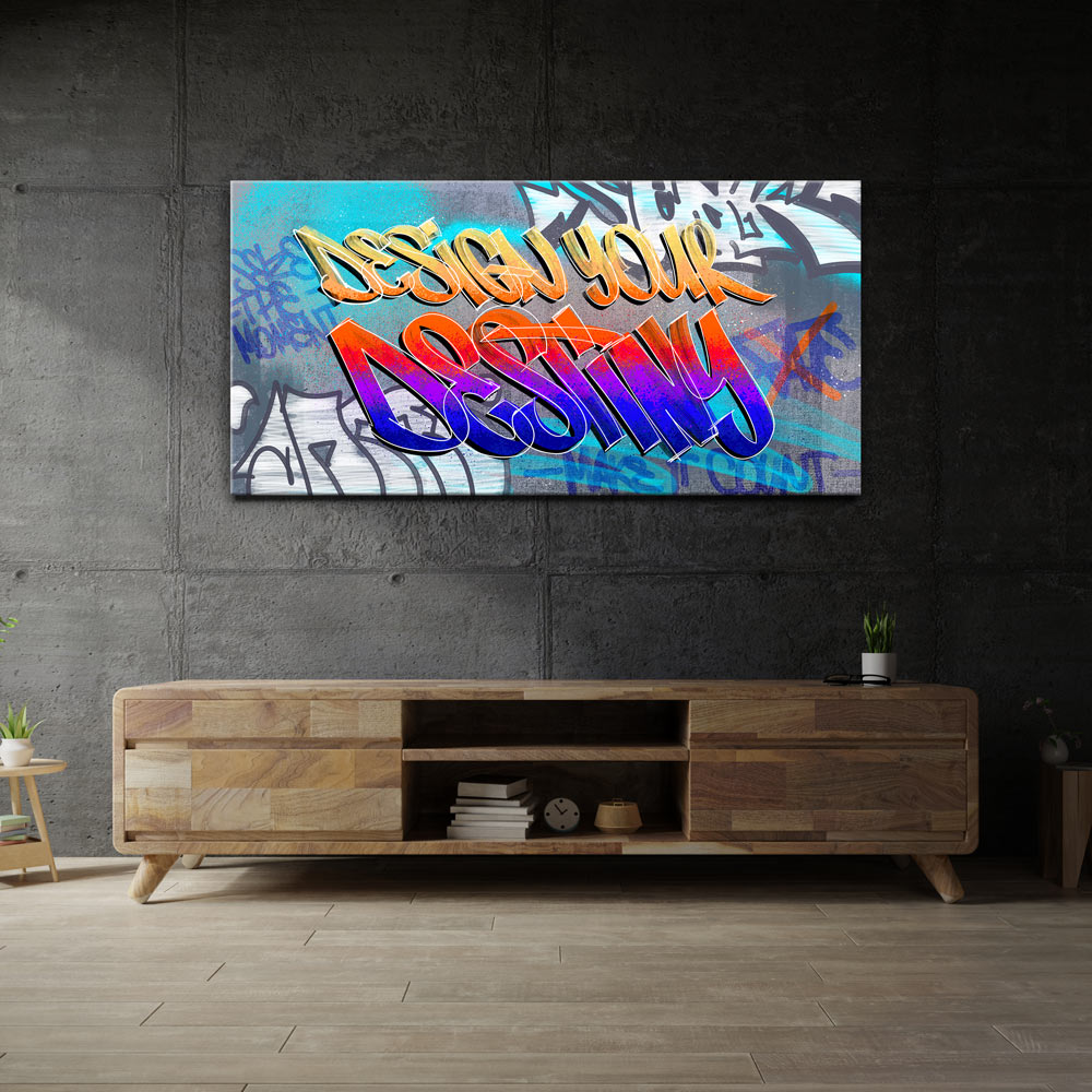 Graffiti is art. Credenza by Buy Custom Things