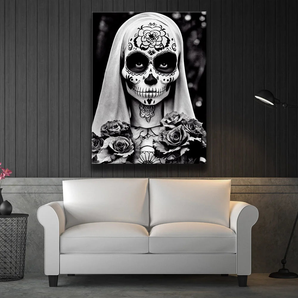 Featured image 2 for Dia De Los Muertos - Black & White