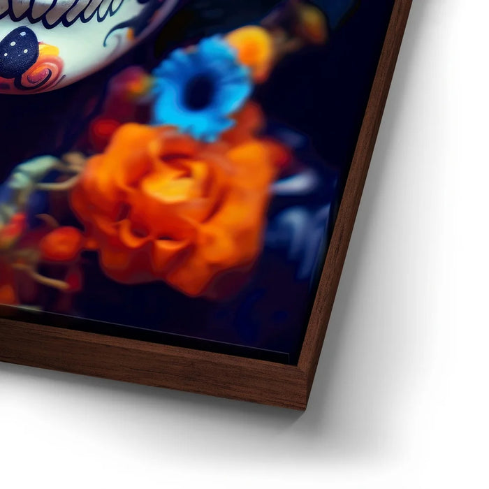 Featured image 14 for Dia De Los Muertos - Orange & Blue Flowers