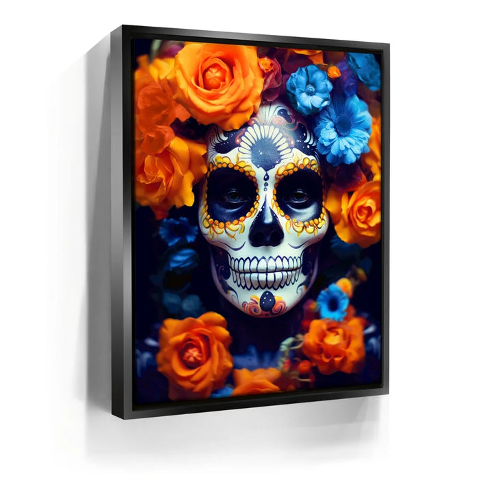 Featured image 5 for Dia De Los Muertos - Orange & Blue Flowers