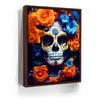 Featured image 10 for Dia De Los Muertos - Orange & Blue Flowers