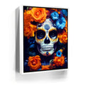 Featured image 6 for Dia De Los Muertos - Orange & Blue Flowers