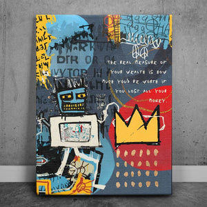 Diamond In The Rough - Basquiat Style