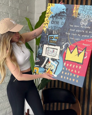 Diamond In The Rough - Basquiat Style