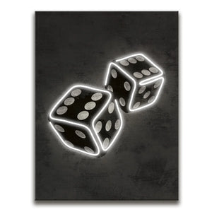 Dice - Neon Style