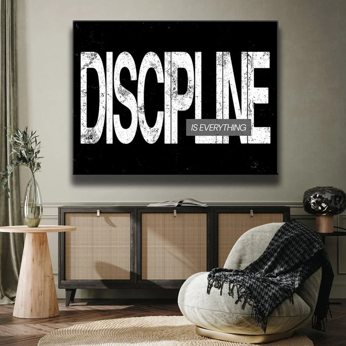 Featured image 3 for Discipline Is Everything - B & W