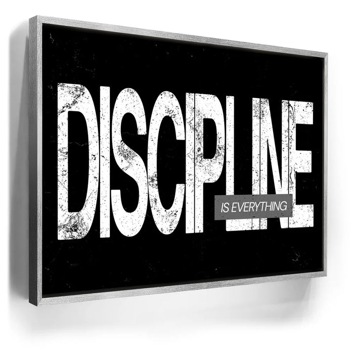 Featured image 9 for Discipline Is Everything - B & W