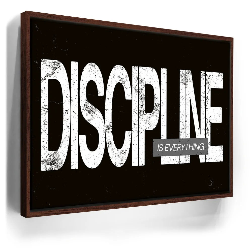 Featured image 10 for Discipline Is Everything - B & W