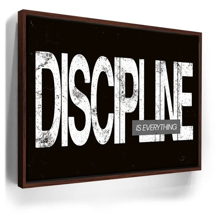 Featured image 10 for Discipline Is Everything - B & W