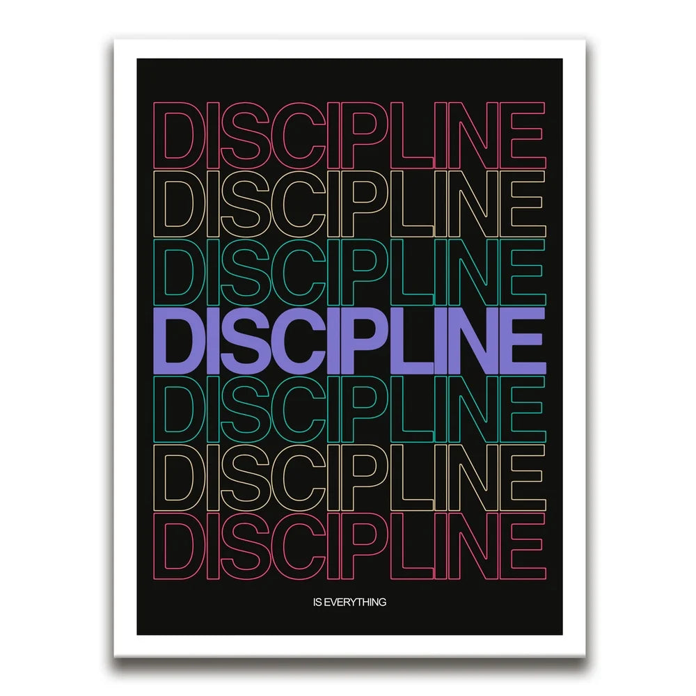 Featured image 1 for Discipline Is Everything - Retro