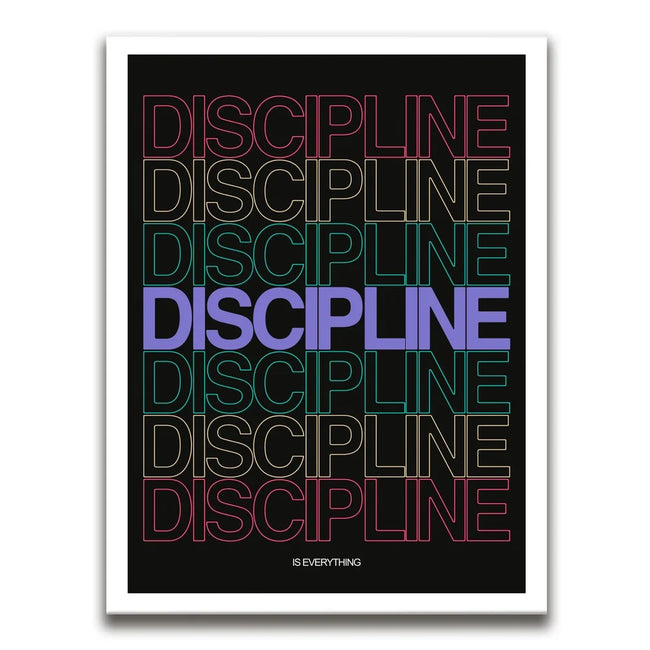 Featured image 1 for Discipline Is Everything - Retro