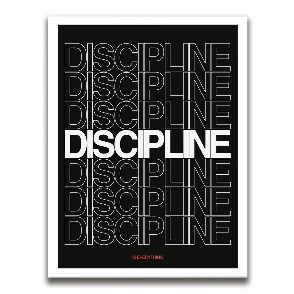 Featured image 1 for Discipline Is Everything - White