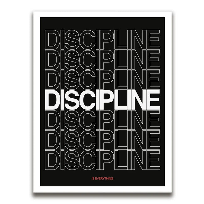 Featured image 1 for Discipline Is Everything - White