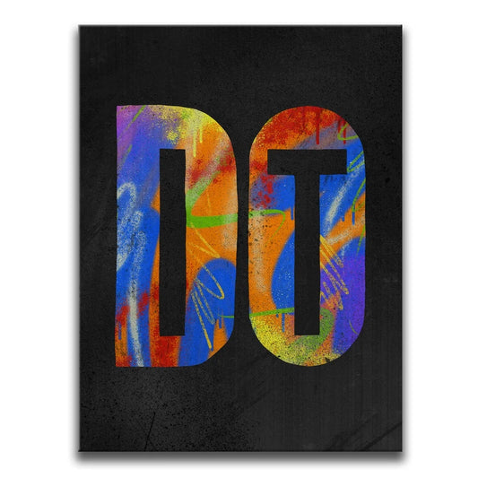 Do It - Colorful Text Posters, Prints, & Visual Artwork TheGoatWallArt PORTRAIT 18x24 0.75" STANDARD