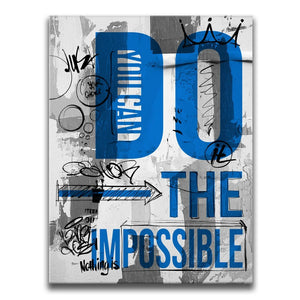 Do The Impossible - Blue - Sketch