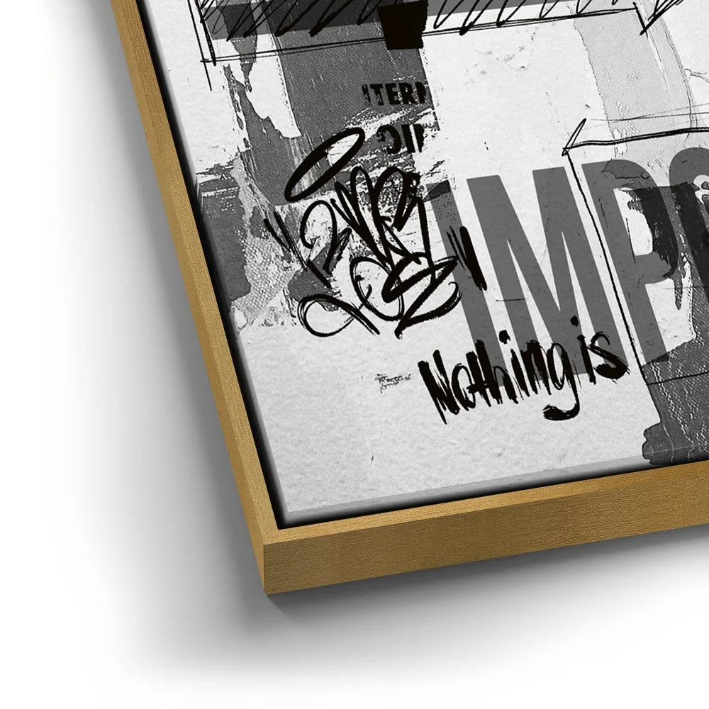 Featured image 12 for Do The Impossible - Sketch - B & W