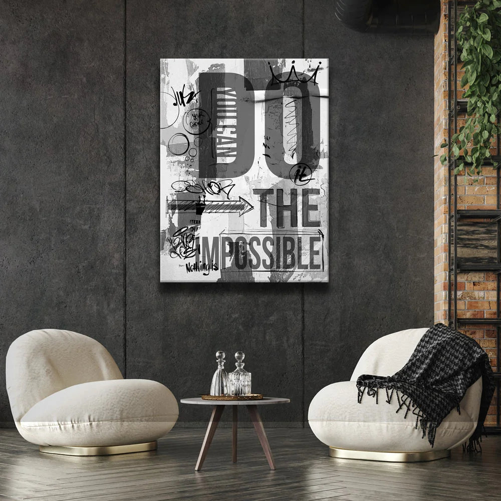 Featured image 2 for Do The Impossible - Sketch - B & W