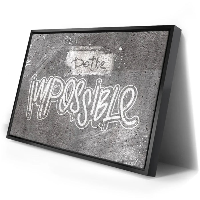 Featured image 2 for Do The Impossible - Stencil - Black and White I