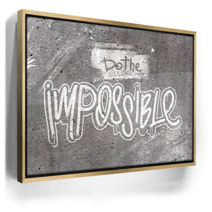 Featured image 8 for Do The Impossible - Stencil - Black and White I