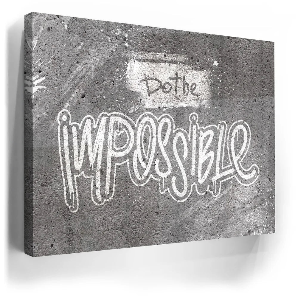Featured image 5 for Do The Impossible - Stencil - Black and White I
