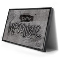 Thumbnail image 2 for Do The Impossible - Stencil - Black and White II