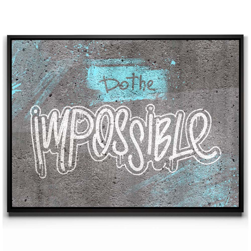 Featured image 14 for Do The Impossible - Stencil - Blue
