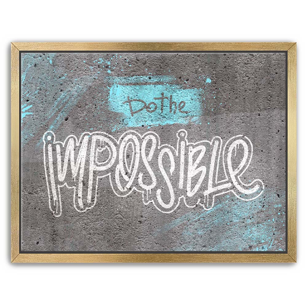 Featured image 16 for Do The Impossible - Stencil - Blue